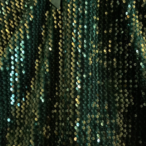 Xtraordinary sequined Holiday Dress, Size 8 Green Special
Occasion - Picture 3 of 6